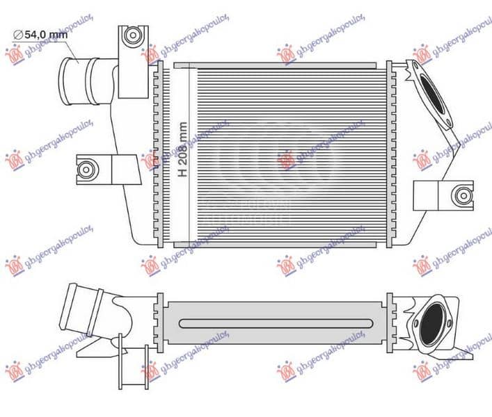 HLADNJAK INTERKULERA 2.5 TD