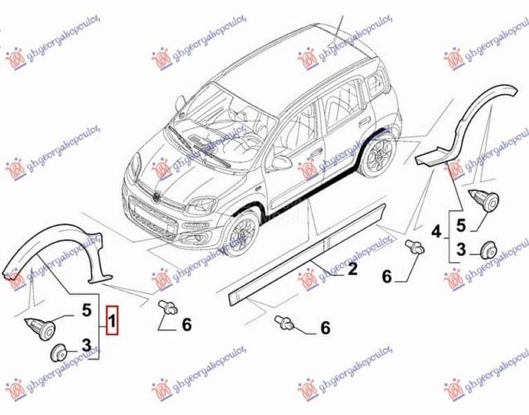 RUB PLASTICNI PREDNJEG...