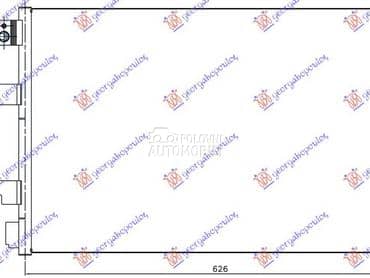HLADNJAK KLIME 1.6 DCi za Nissan Qashqai od 2010. do 2013. god.