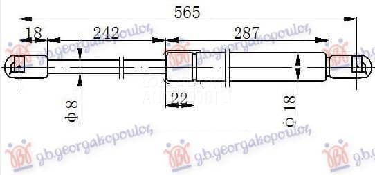 AMORTIZER HAUBE 250 njutna