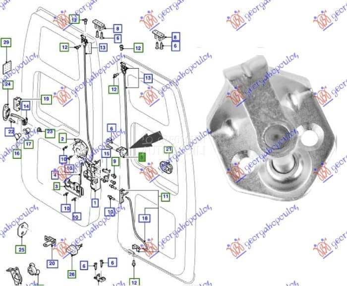 BRAVA GEPEK VRATA CENTRALNA