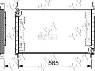 HLADNJAK KLIME 1.4/1.6i... za Fiat Multipla od 1998. do 2004. god.