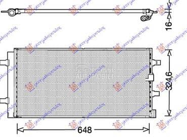 HLADNJAK KLIME BENZIN/DIZEL za Audi A4 od 2007. do 2011. god.