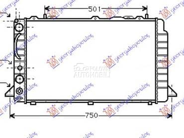 HLADNJAK MOTORA 1.6/2.0... za Audi 80 od 1991. do 1994. god.