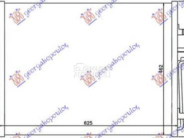 HLADNJAK KLIME BENZIN/DIZEL za Volvo XC60 od 2013. do 2017. god.