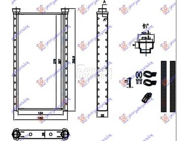 GREJAC KABINE za Audi A8 od 2013. do 2017. god.