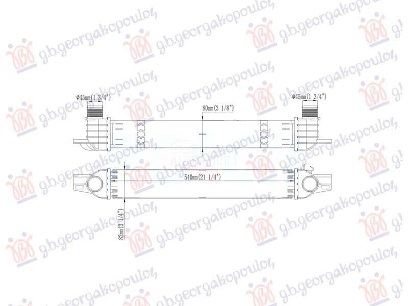 HLADNJAK INTERKULERA 1.3 DIZEL
