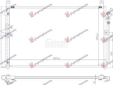 HLADNJAK KLIME 3.0 BENZIN za Infiniti Q50 za 2014. god.