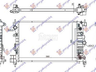 HLADNJAK MOTORA za Opel Mokka za 2016. god.