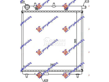 HLADNJAK MOTORA 1.4 DIZEL... za Citroen C4 Cactus od 2014. do 2018. god.