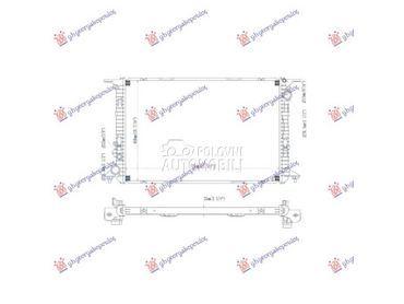 HLADNJAK MOTORA 4.0 BENZIN za Audi A8 od 2013. do 2017. god.