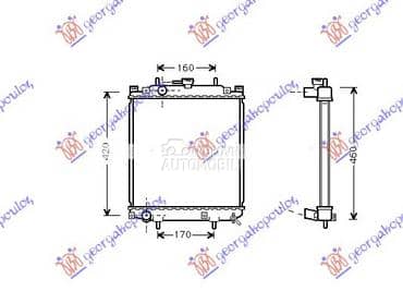 HLADNJAK MOTORA 1.0i 12V... za Daihatsu Sirion od 1999. do 2005. god.