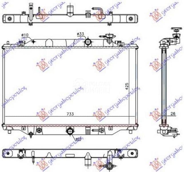 HLADNJAK MOTORA 2.2 DIZEL...