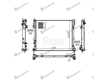 HLADNJAK MOTORA za Mercedes Benz S Klasa za 2019. god.