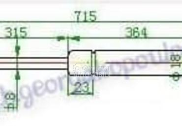 AMORTIZER HAUBE 290 njutna za Audi A4 od 2000. do 2004. god.