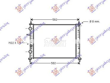 HLADNJAK MOTORA ZA SVE MODELE za Fiat Brava od 1995. do 2003. god.