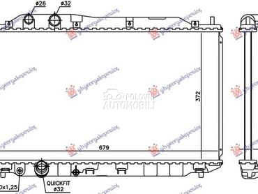 NEMA- HLADNJAK MOTORA 1.4... za Honda Civic od 2006. do 2011. god.