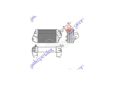 HLADNJAK INTERKULERA 1.9 JTD ( za Fiat Stilo od 2001. do 2006. god.