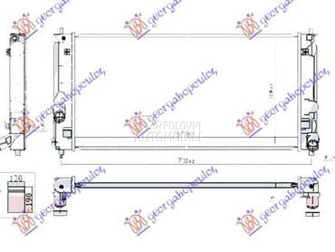 HLADNJAK MOTORA 1.8 16V... za Toyota Celica od 2001. do 2006. god.