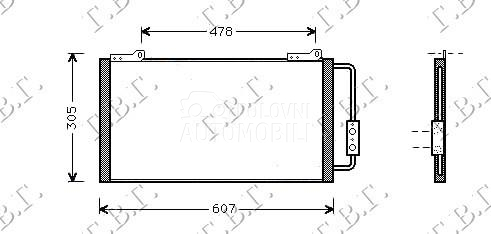 HLADNJAK KLIME ZA SVE MODELE (