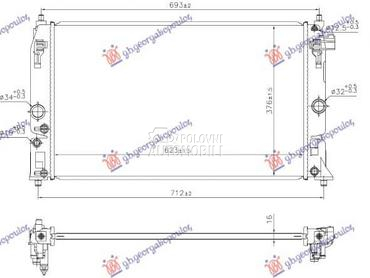 HLADNJAK MOTORA 1.5... za Toyota Yaris za 2020. god.