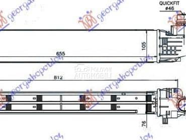 HLADNJAK INTERKULERA 1.5... za Dacia Duster od 2010. do 2017. god.