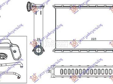 GREJAC KABINE za Toyota Aygo od 2014. do 2018. god.