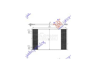 HLADNJAK KLIME 1.6i 16V -... za Nissan Ostalo za 2019. god.