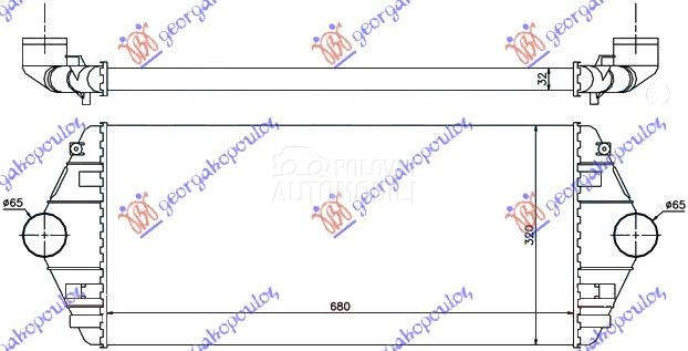 HLADNJAK INTERKULERA BENZIN-DI