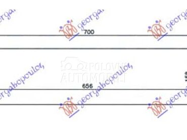 HLADNJAK INTERKULERA... za Volvo S40 od 2007. do 2012. god.