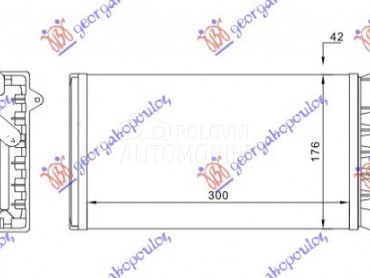 GREJAC KABINE (300x176) za Peugeot Expert od 1995. do 2003. god.