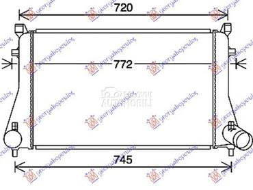 HLADNJAK INTERKULERA... za Volkswagen T-Roc od 2017. do 2022. god.