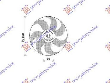 VENTILATOR HLADNJAKA... za Seat Arosa od 1997. do 2000. god.