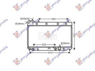 HLADNJAK MOTORA 1.4 8V... za Honda Jazz od 2001. do 2008. god.