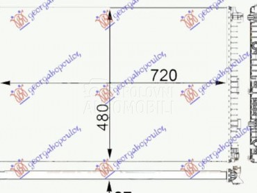 HLADNJAK MOTORA DODATNI... za Audi A6 za 2018. god.