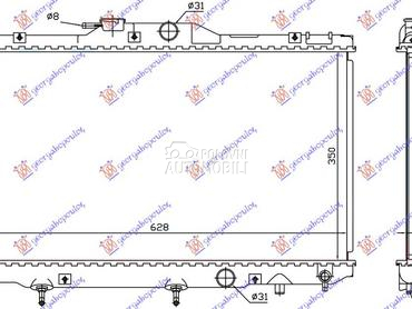 HLADNJAK MOTORA 1.4 BENZIN (63 za Toyota Corolla od 2000. do 2002. god.