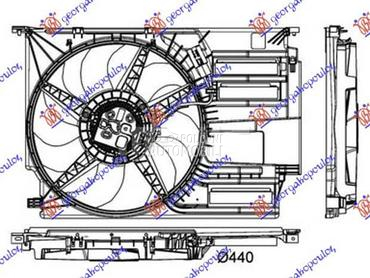 VENTILATOR KOMPLET... za BMW X1 od 2015. do 2019. god.