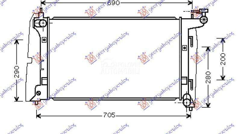 HLADNJAK MOTORA 1.6 i-VVTi (AU