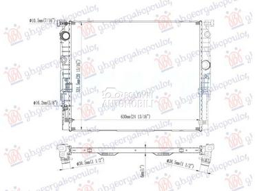 HLADNJAK MOTORA 2.0-3.0 BENZIN za BMW Serija 6 od 2017. do 2020. god.