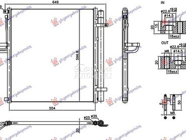 HLADNJAK KLIME 2.0 DIZEL za Ford Ranger od 2019. do 2022. god.