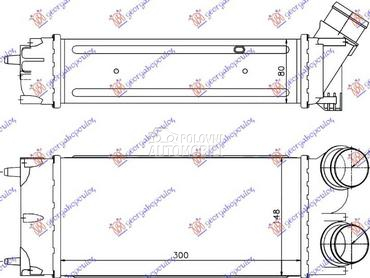HLADNJAK INTERKULERA 1.6 HDI za Citroen Berlingo od 2015. do 2019. god.