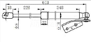 AMORTIZER GEPEK VRATA 5...