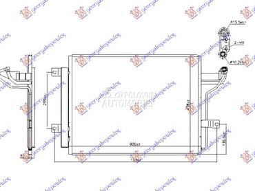 HLADNJAK KLIME za Mazda 3 za 2019. god.