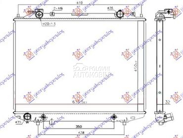 HLADNJAK MOTORA za Ford Ranger od 2006. do 2009. god.
