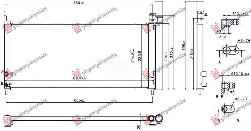 HLADNJAK KLIME 1.8i 16V HIBRID