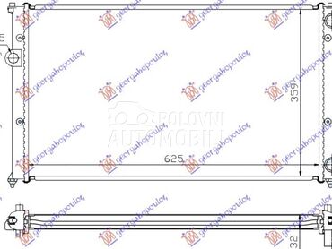 HLADNJAK MOTORA za Seat Ibiza od 1997. do 1998. god.