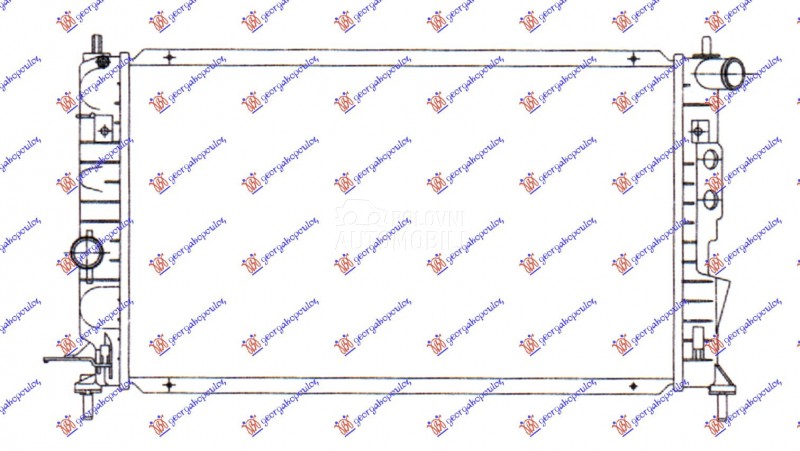 HLADNJAK MOTORA 1.3CC (53x29)