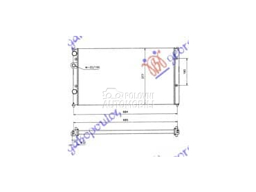 HLADNJAK MOTORA ZA SVE... za Seat Cordoba od 1993. do 1995. god.