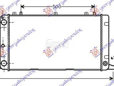 HLADNJAK MOTORA 1.6/2.0 za Audi 80 od 1986. do 1991. god.