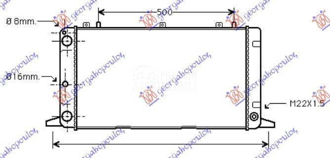 HLADNJAK MOTORA 1.6/2.0